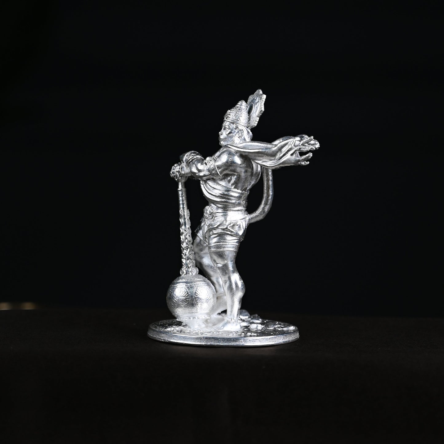 25gms Pure Silver Bahubali Hanuman Car Dashboard