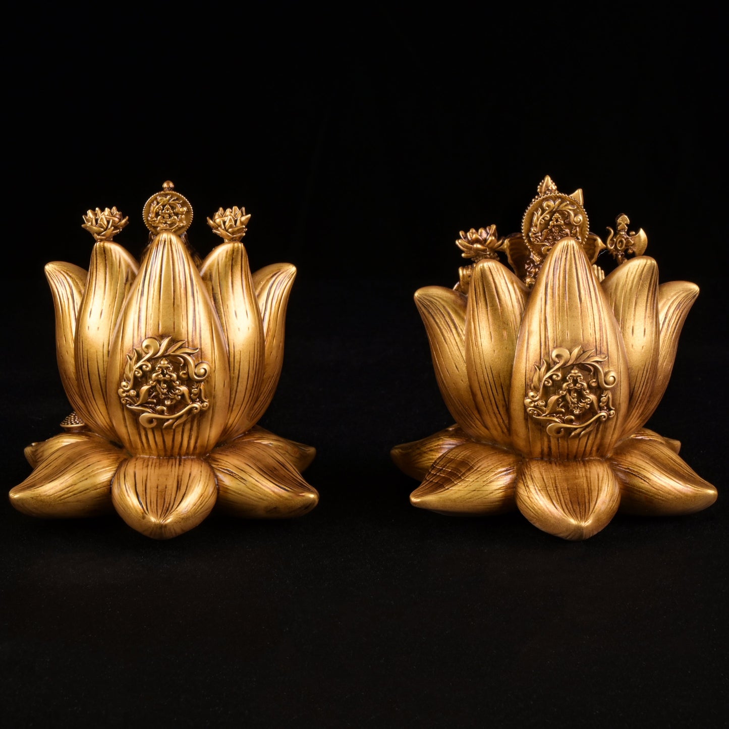Padma Laxmi Ganesha Idol 4 inch - Lakshmi Ganesh Murti