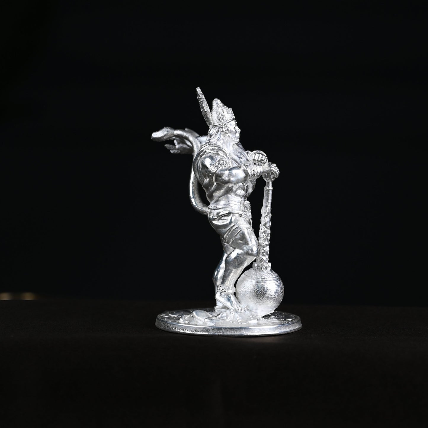 25gms Pure Silver Bahubali Hanuman Car Dashboard