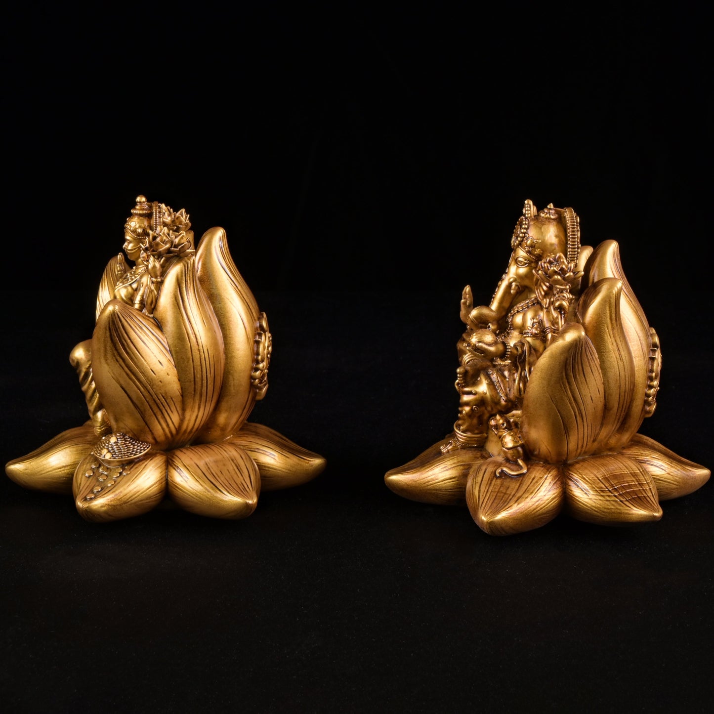 Padma Laxmi Ganesha Idol 4 inch - Lakshmi Ganesh Murti