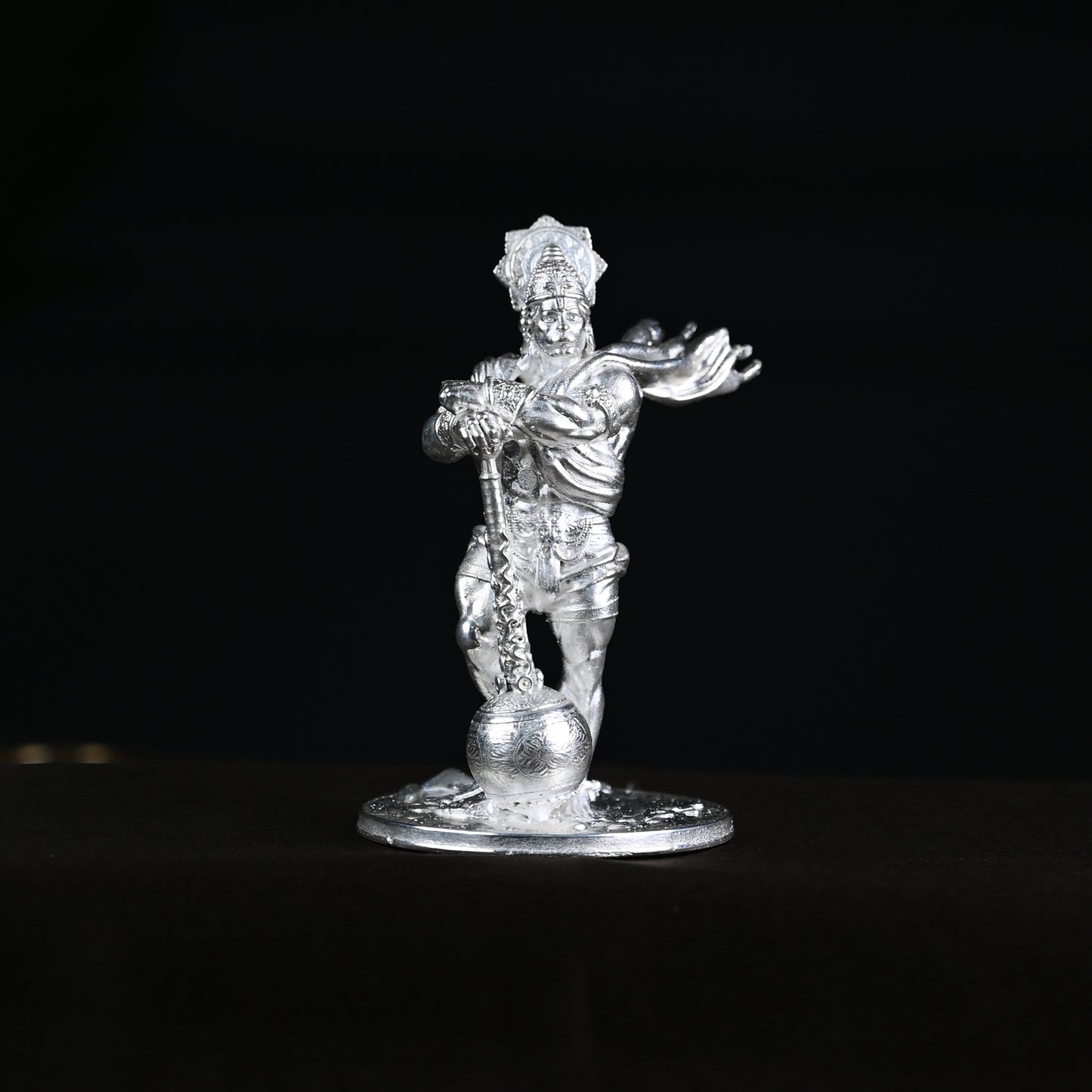 25gms Pure Silver Bahubali Hanuman Car Dashboard