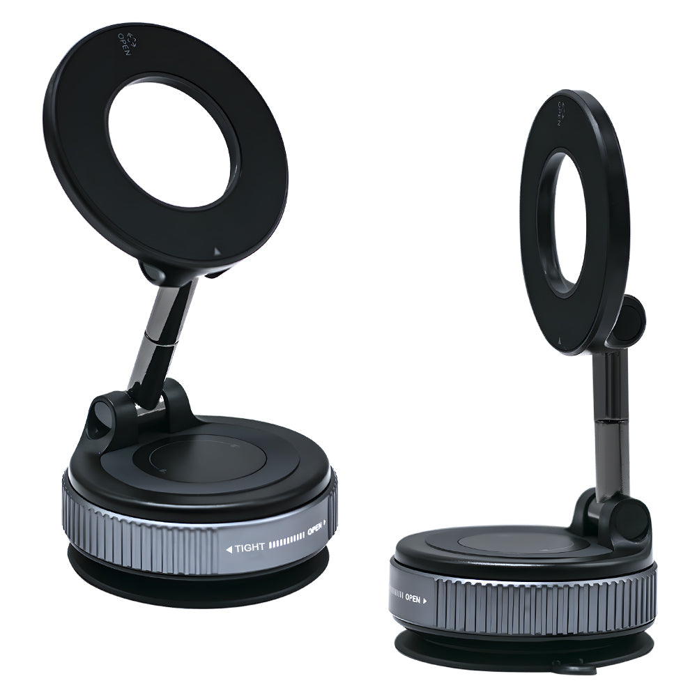 360-Degree Rotating Magnetic Adjustable Height Phone Holder