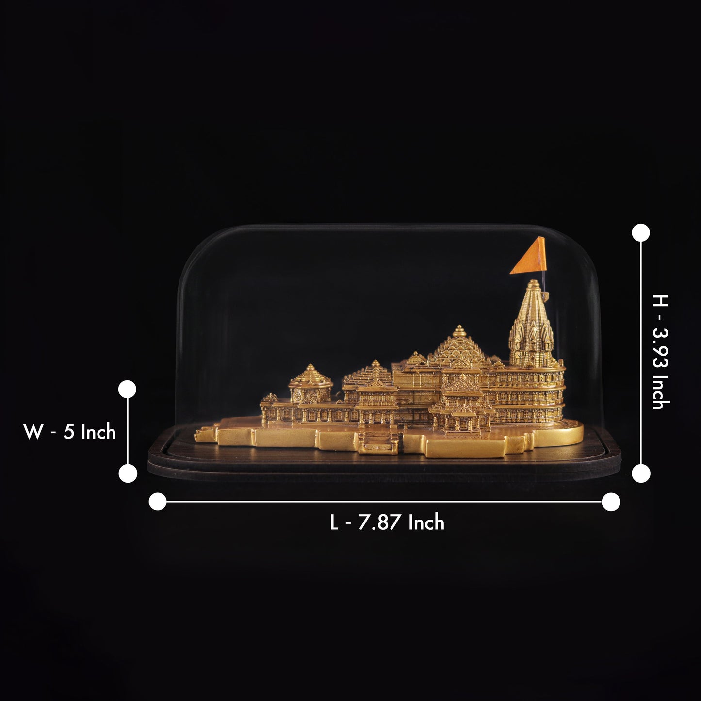Ram Mandir With Acrylic