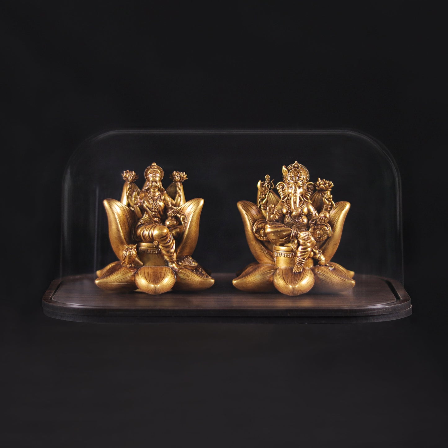 Padma Laxmi Ganesha Idol 4 inch - Lakshmi Ganesh Murti