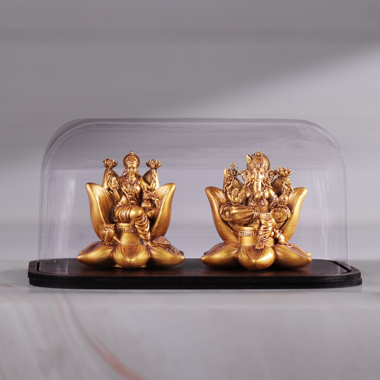 Padma Laxmi Ganesha Idol 4 inch - Lakshmi Ganesh Murti