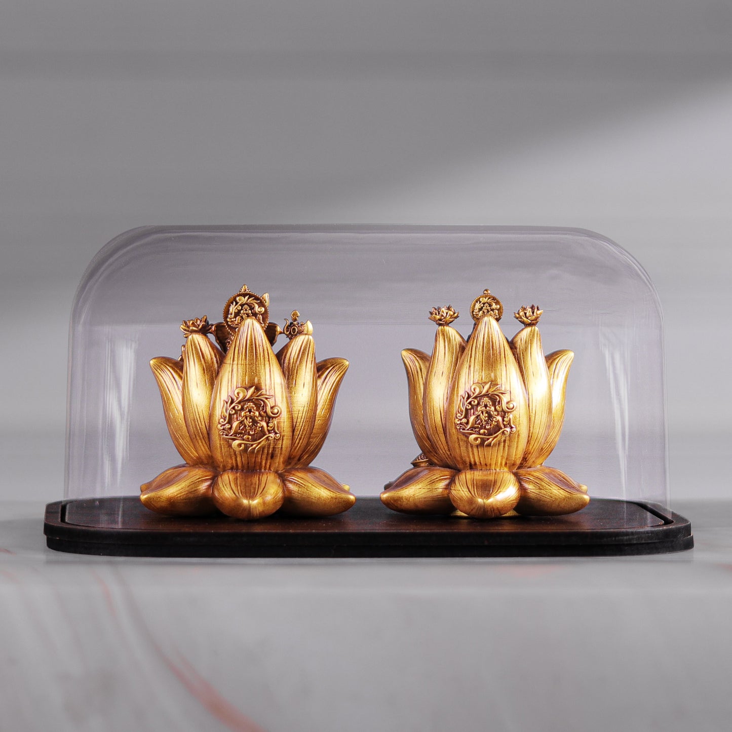 Padma Laxmi Ganesha Idol 4 inch - Lakshmi Ganesh Murti