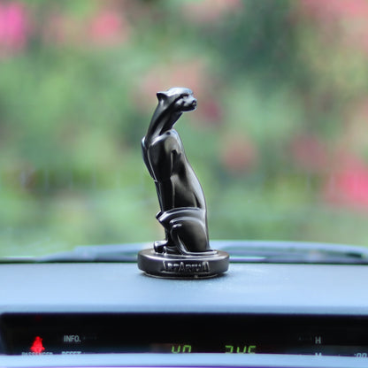 Sitting Panther Figurine Car Dashboard