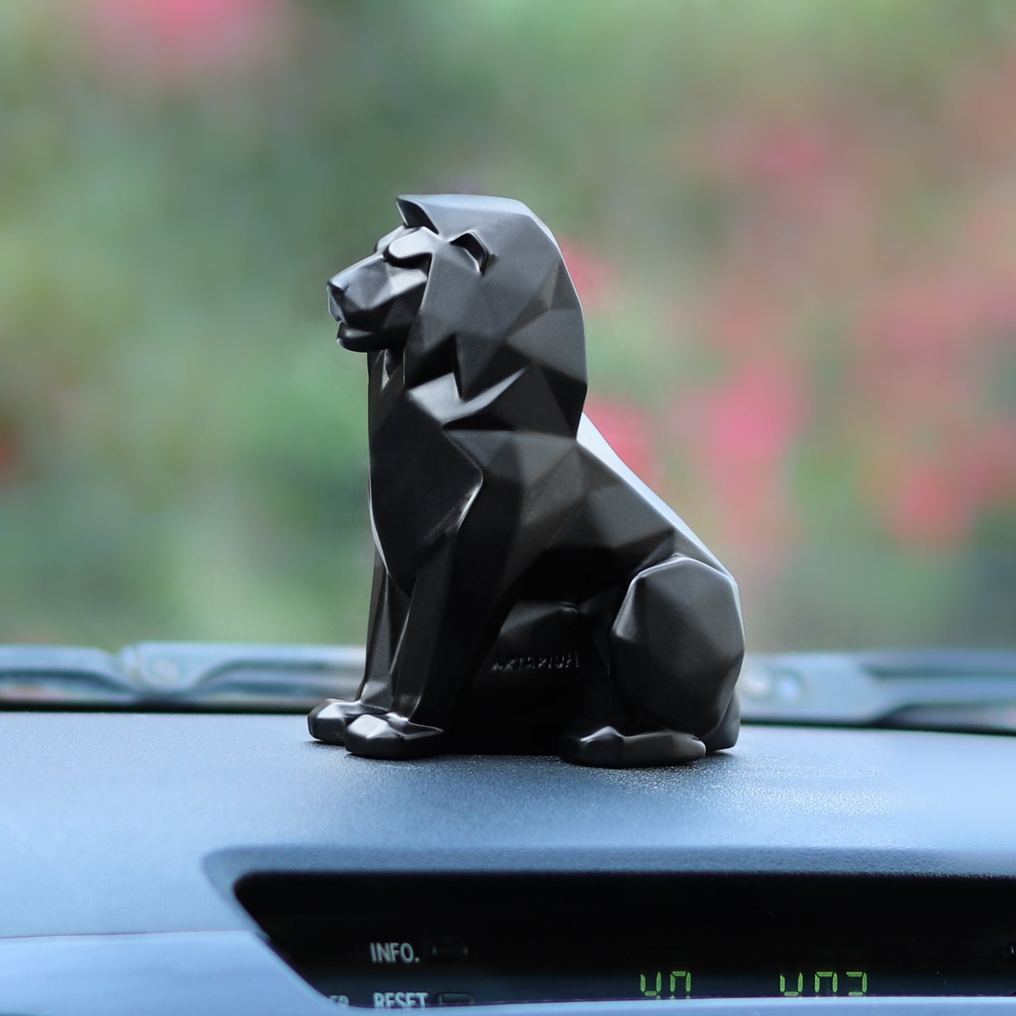 Geometric Lion Car Dashboard