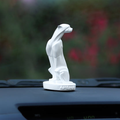 Sitting Panther Figurine Car Dashboard