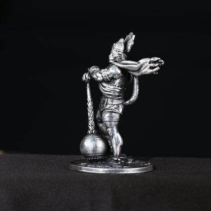 25gms  Pure Silver Bahubali Hanuman Car Dashboard