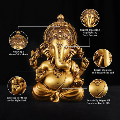 Vighnaharta Lord Ganesha (9 inch)