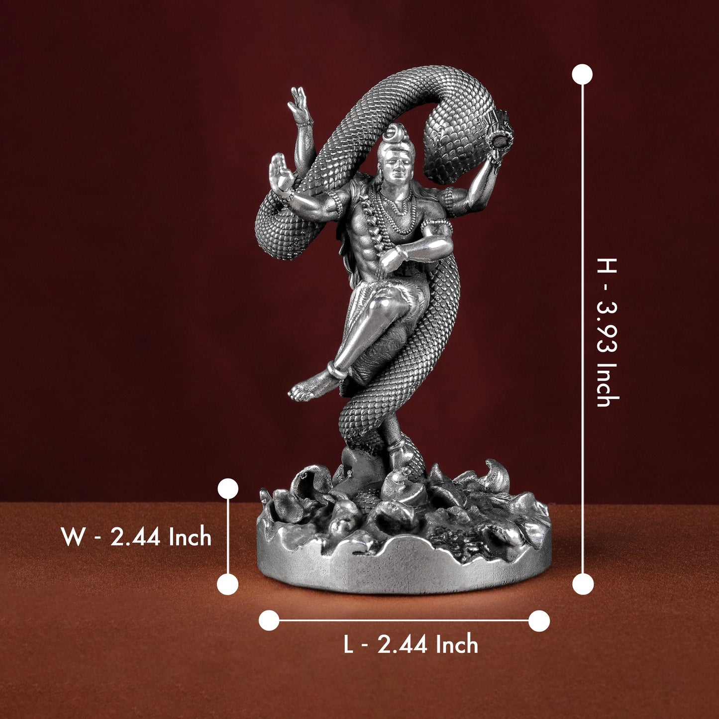 Mystical Shiva 25 - 30 Gm Pure Silver