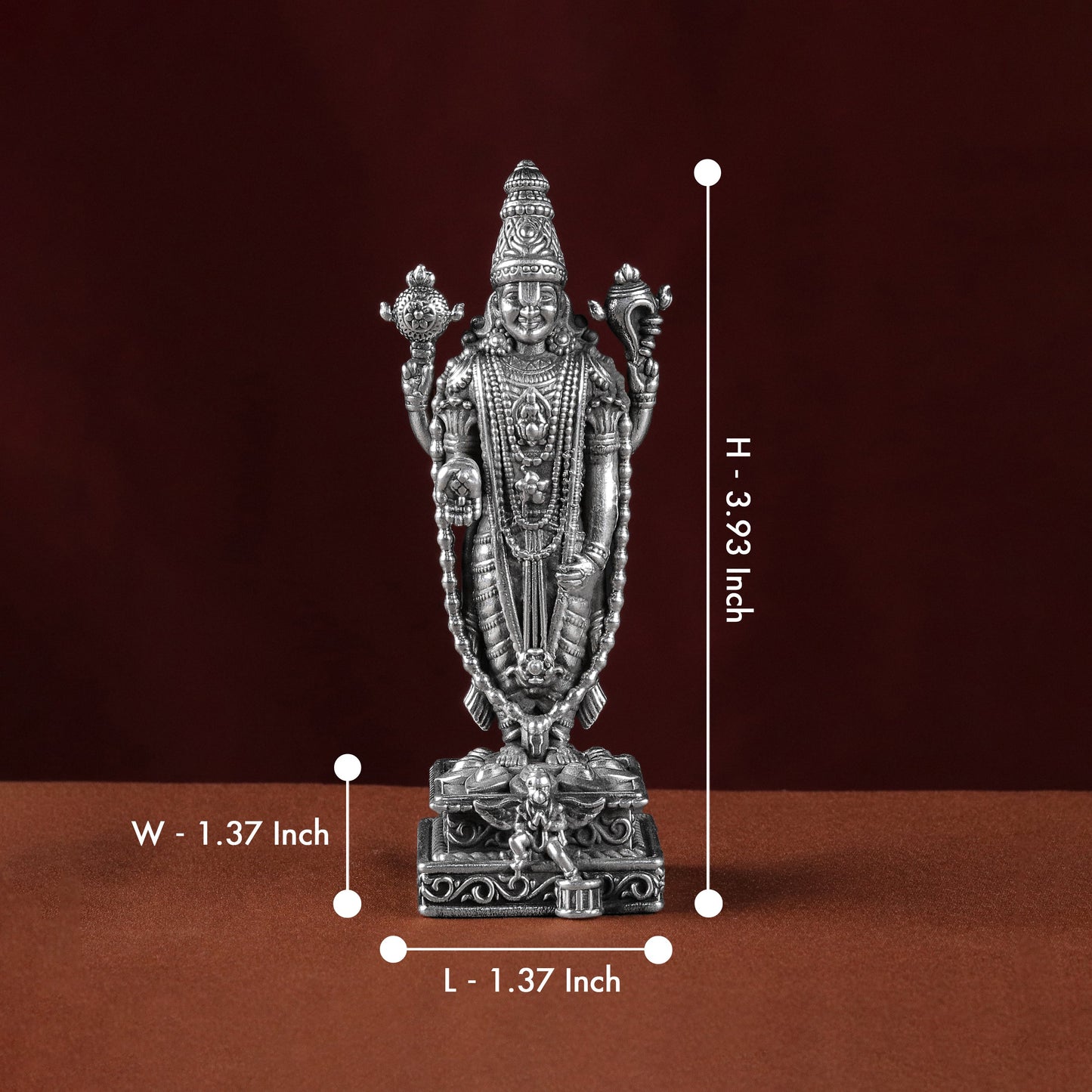 Venkateshwar Balaji 25 - 30 Gm Pure Silver