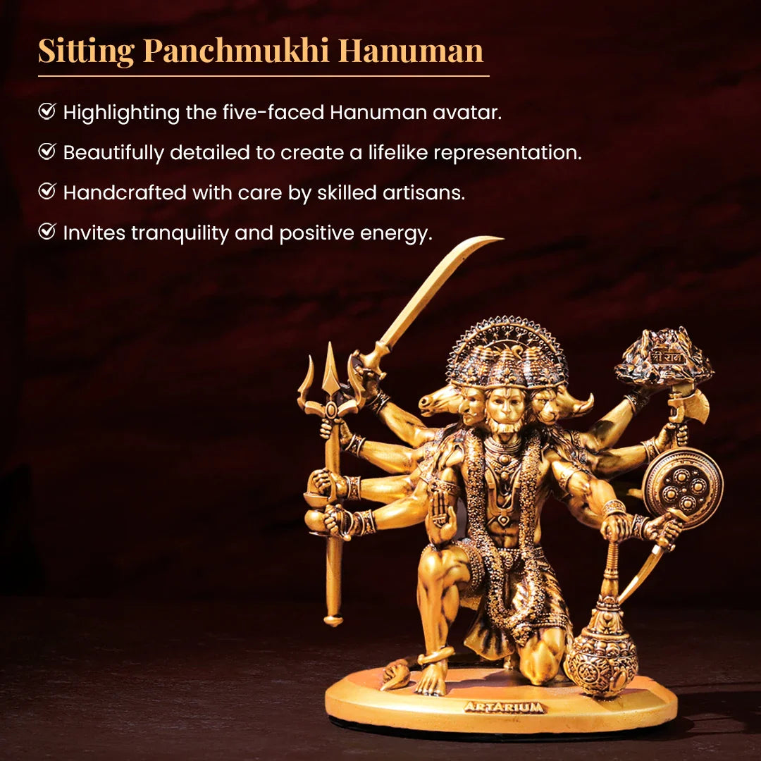 Panchmukhi Hanuman Statue (6 Inches)