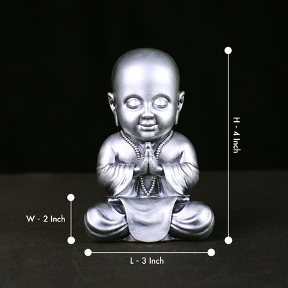 Meditating Baby Monk Car Dashboard