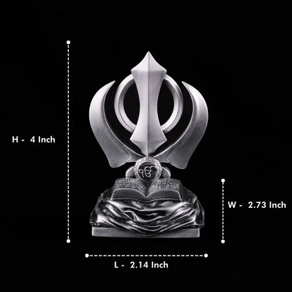 Khanda Sahib for Car Dashboard