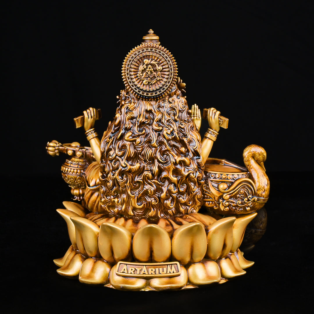 Veena Vadini Saraswati (Lotus) Car dashboard