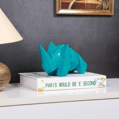 Abstract Art Rhino Figurine