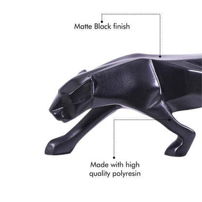 Modern Art Geometric Jaguar Figurine