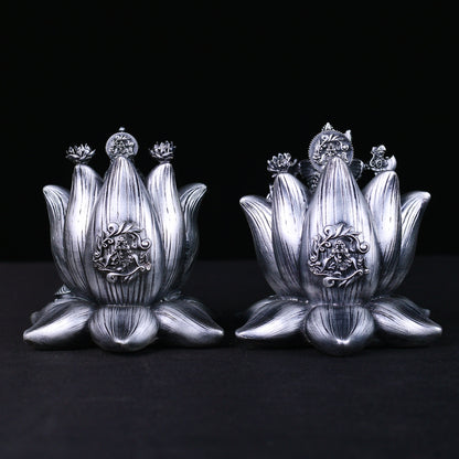 Padma Laxmi Ganesha Idol 4 inch - Lakshmi Ganesh Murti