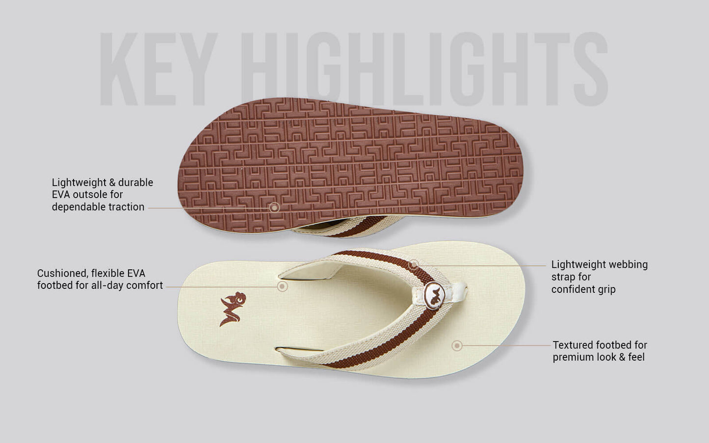 Cozy Flips : Beige-Brown