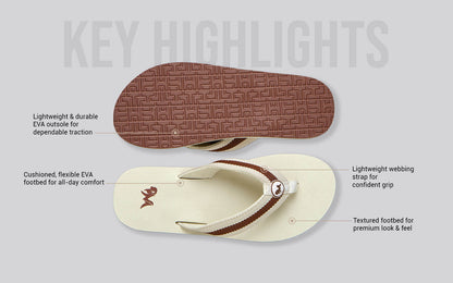 Cozy Flips : Beige-Brown