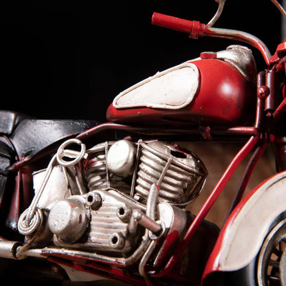 Vintage Red Motorbike