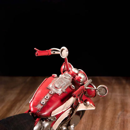 Vintage Red Motorbike