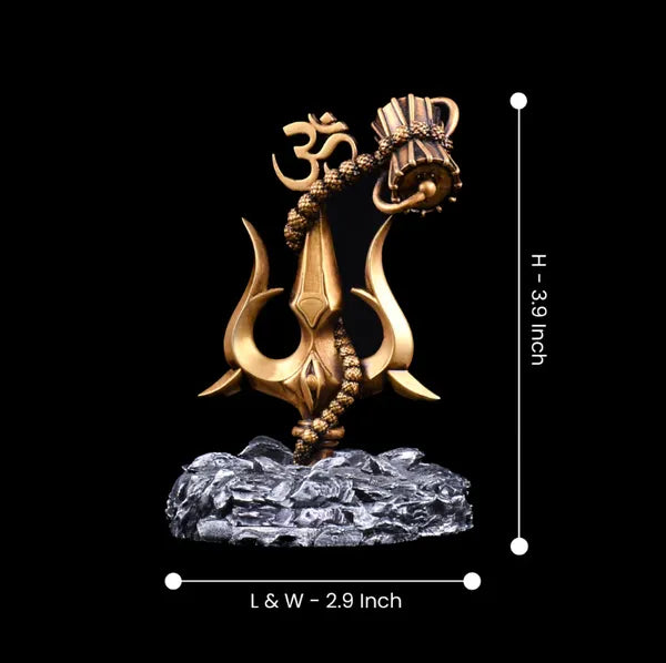 Lord Shiva Trishul With Damru