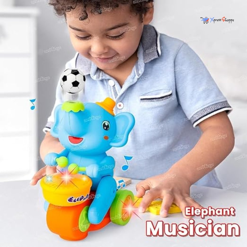 Musical Baby Elephant Toy