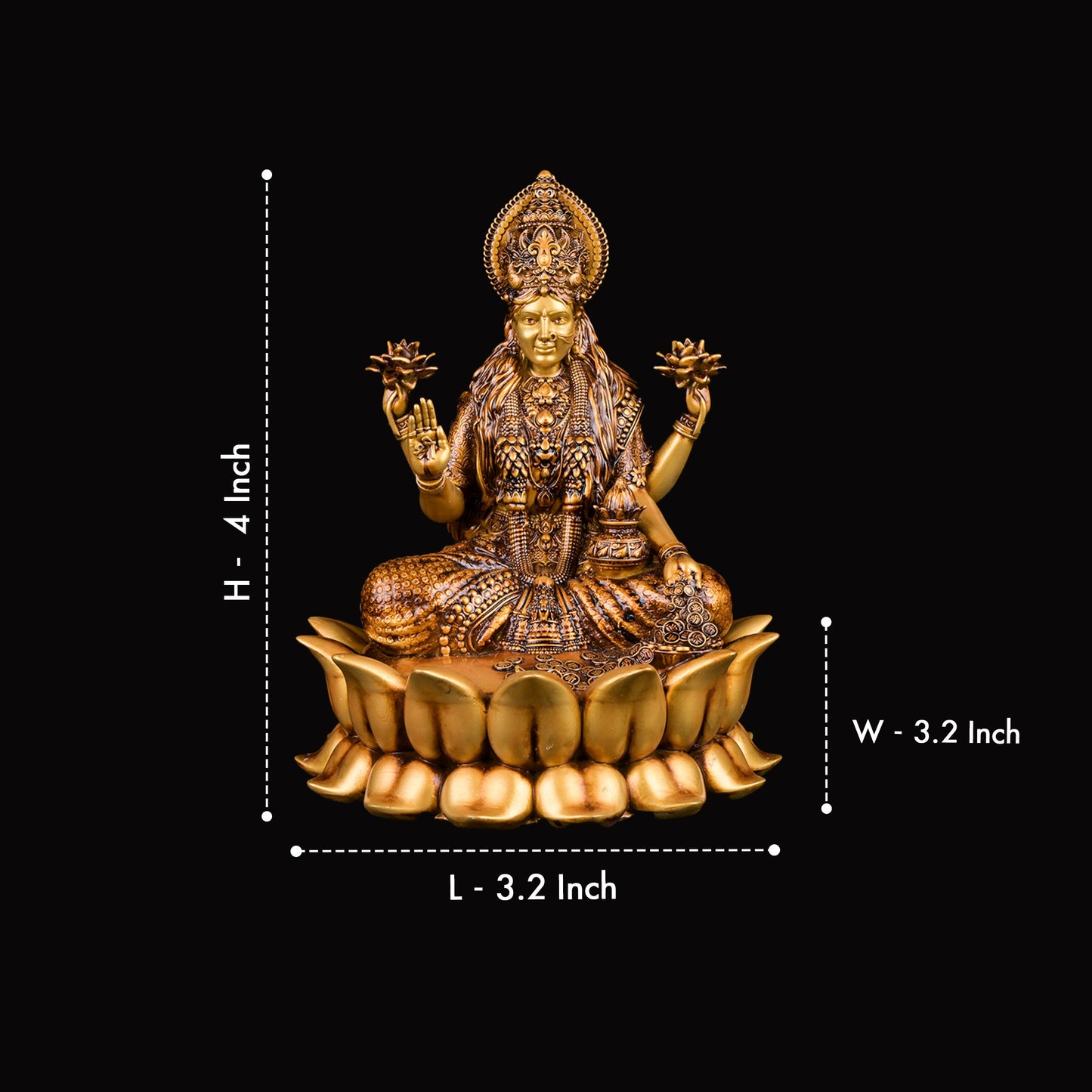 Dhanalaxmi Murti (Lotus) Car dashboard