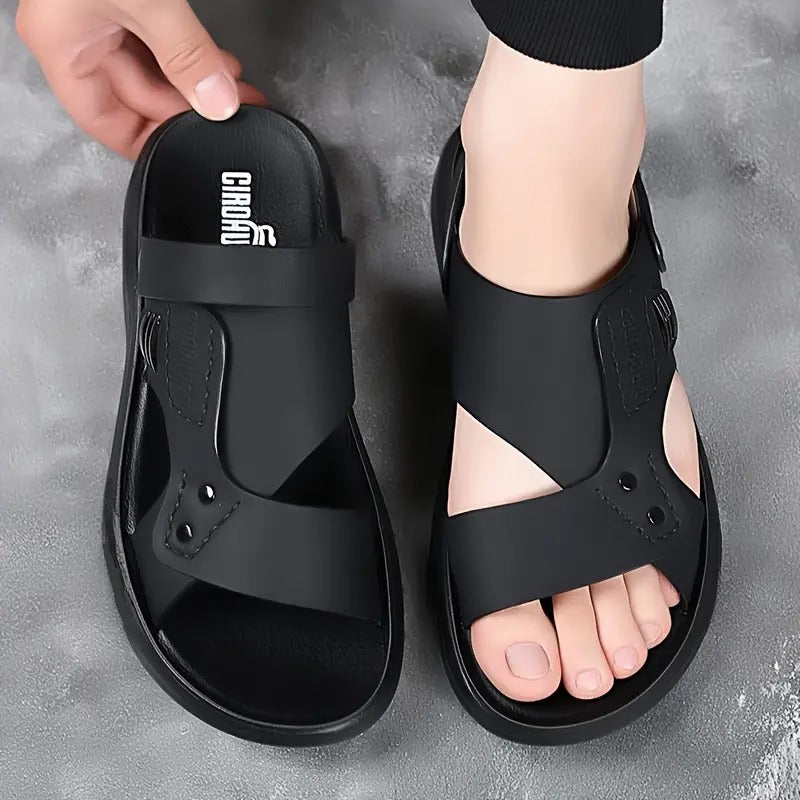 Men'S Summer Sandals, Lightweight, Breathable, Durable, New Style, Versatile And Comfortable Beach Shoes.