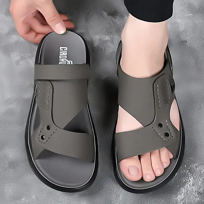 Men'S Summer Sandals, Lightweight, Breathable, Durable, New Style, Versatile And Comfortable Beach Shoes.