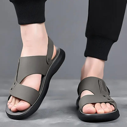 Men'S Summer Sandals, Lightweight, Breathable, Durable, New Style, Versatile And Comfortable Beach Shoes.
