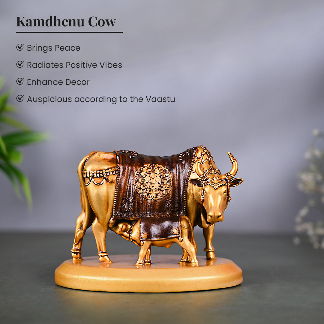 Kamdhenu Cow Car Dashboard