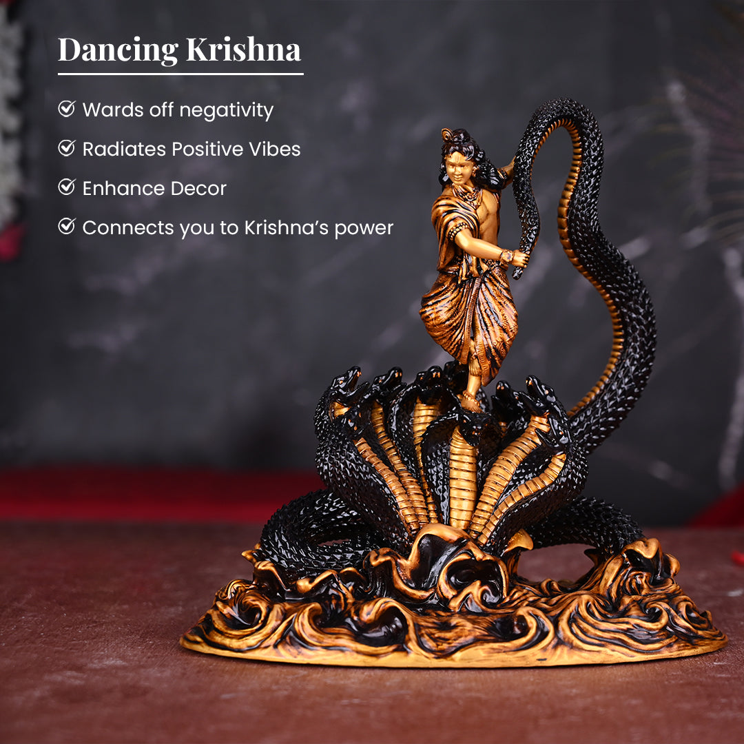 Dancing Krishna 9 Inch