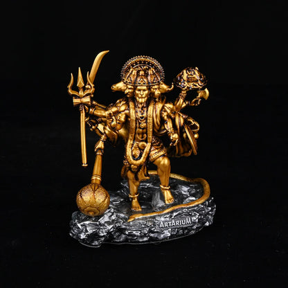 Standing Panchmukhi Hanuman Car Dashboard Idol