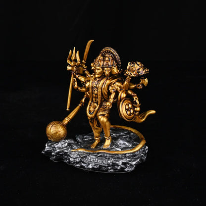 Standing Panchmukhi Hanuman Car Dashboard Idol