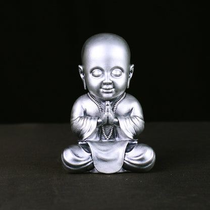 Meditating Baby Monk Car Dashboard