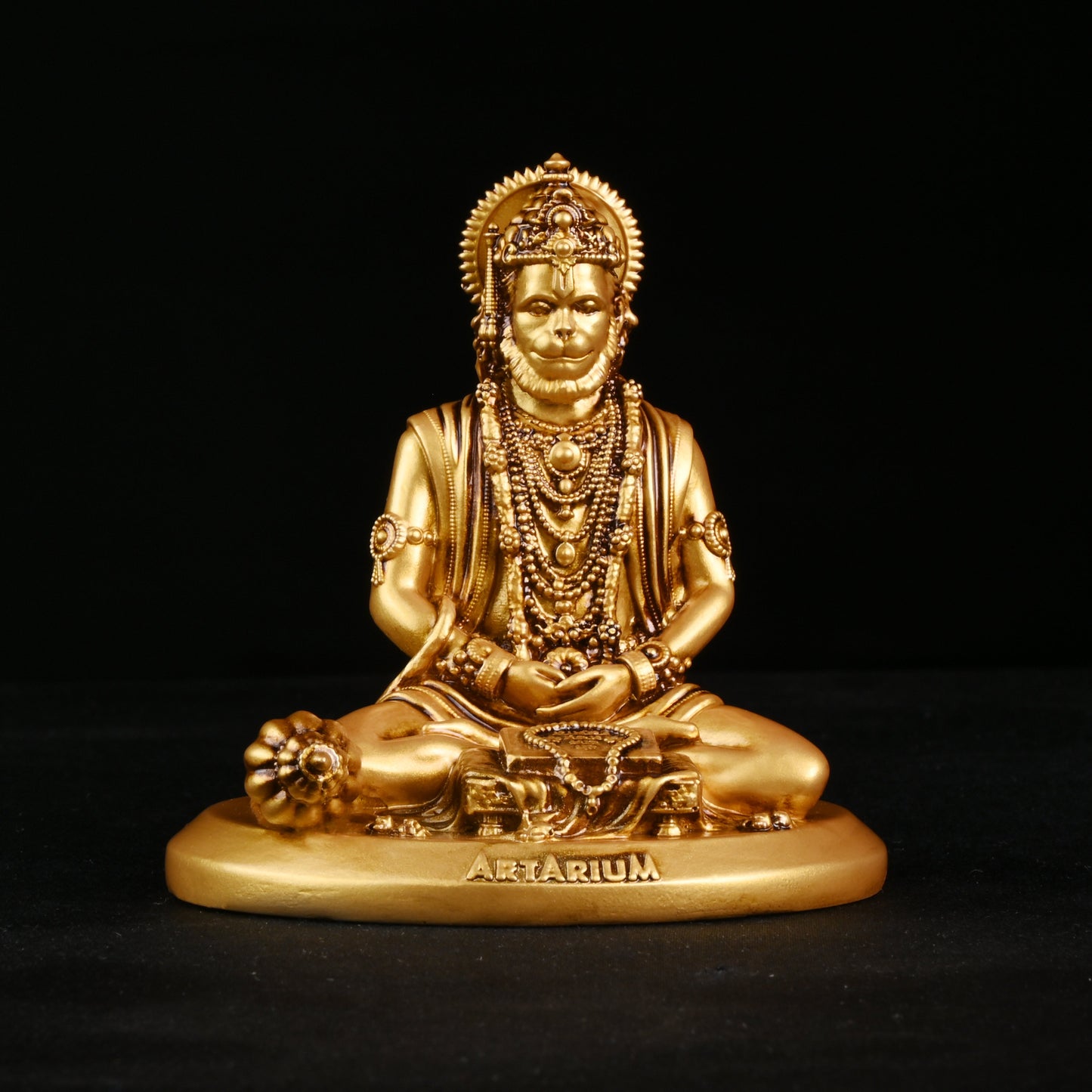 Meditating Hanuman Car Dashboard