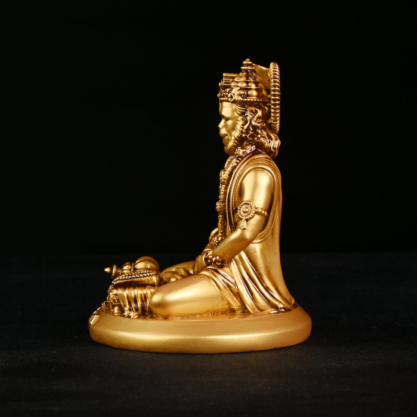 Meditating Hanuman Car Dashboard